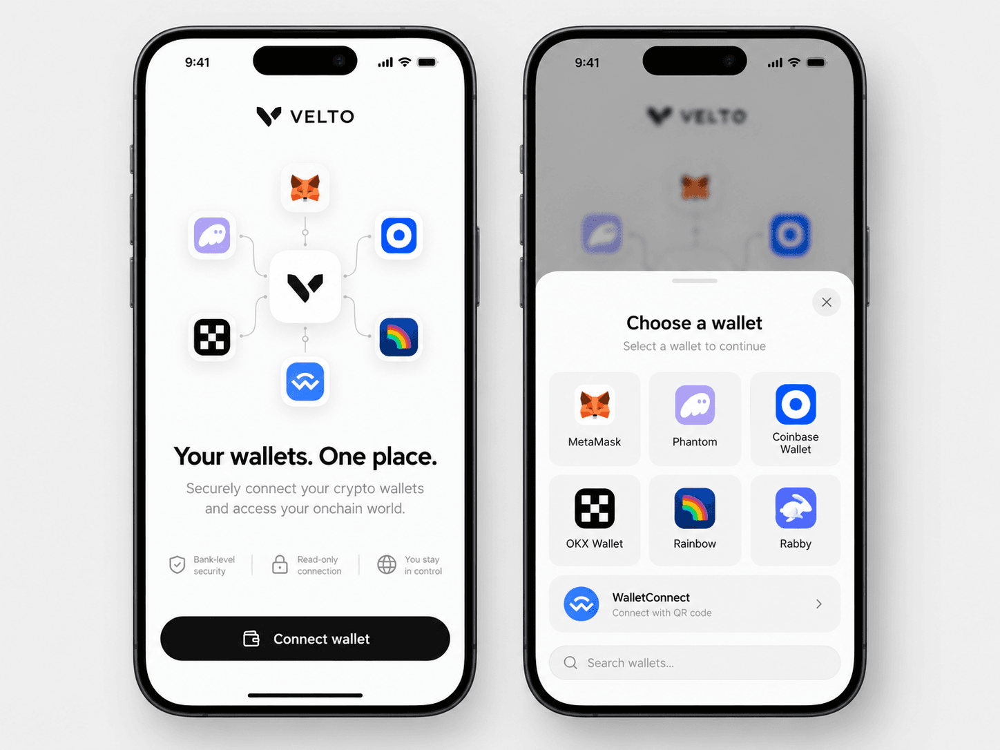 Velto Crypto Wallet App Design